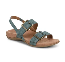 HOT PRICE VIONIC Women's Reese Slingback Sandal, Bodega Blue Nubuck (Authentic)