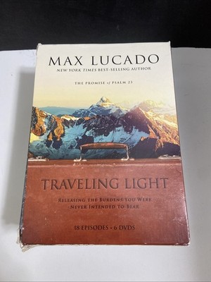 Max Lucado Traveling Light- The Promise Of Psalm 23-perfect Except Box-    