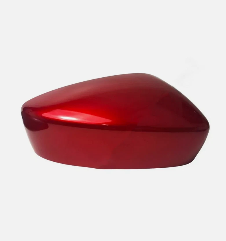Cubierta roja del tapa del espejo retrovisor del lado derecho del pasajero para Mazda 3 Axela M3 2014-16 Foto 4 de 4