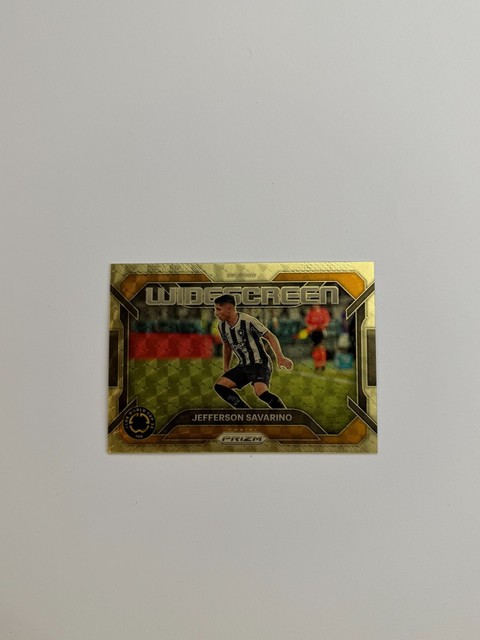 2025 Prizm FIFA Club World Cup Jefferson Savarino Widescreen Gold Vinyl 1/1 SSP