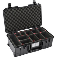 Pelican 1535Air Wheeled Carry-On Hard Case with TrekPak Divider Insert 27L 