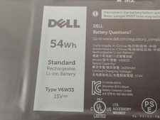 Genuine V6W33 54Wh Battery for Dell Inspiron 15 3511 3520 3515 3510 5510 5515