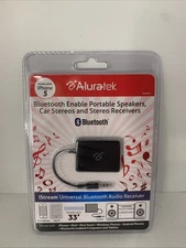 Alura-tek Bluetooth Audio Receiver – Universal Wireless Adapter NEW Sealed