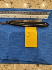 Vintage CLAUSS FREMONT O  Straight Razor with Black Handle