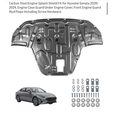 Engine Splash Shield Under Cover Hyundai Sonata 2020-2024 Carbon Steel