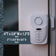 Sabre Elite Door Alarm: Security Sensor for Doors Windows, Battery Operated