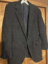 Vtg Polo Ralph Lauren Sport Coat Blazer Mens Herringbone Wool Tweed 38R USA