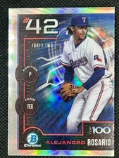 2025 Bowman - Bowman Scouts Top 100 Chrome Alejandro Rosario #BTP-42 (RC)