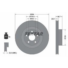 2x Bremsscheibe vorne für Subaru BRZ ZC6 ZD8 Forester SG SH SJ Impreza id60292