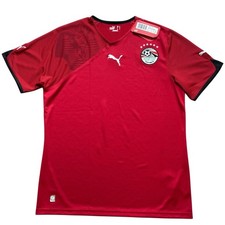 2010 Egypt Home Jersey Large Puma Soccer World Cup Red Kit