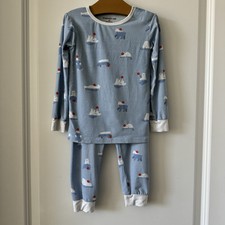 Magnetic Me Pajamas Toddler 2T 2 piece Roly Poly Polar Bear Modal Blend