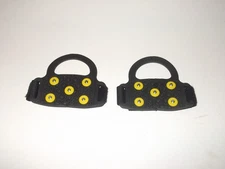 Womens Children Snow Ice Anti-Skid Grip Quick Strap Shoe Cleats small size