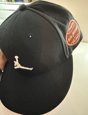 Jordan Black Cap with White Logo M/L Hat Youth