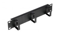 "Equip 10\" Kabelmanagement 3Xmetallringe 1U RAL9005"