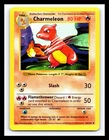 💥 CHARMELEON # 24/102 | Base Set |  SHADOWLESS | Vintage Pokemon 1999 TCG |