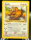 Vintage Tauros 062/130 Base Set 2 Uncommon Normal LP Pokémon Card TCG WOTC