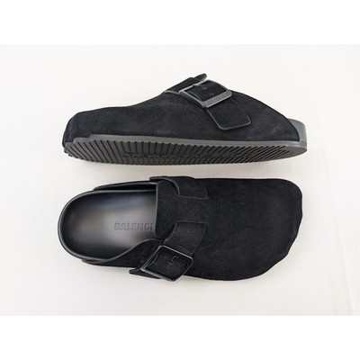 Balenciaga Sunday Mule Slip On Sandals in Black BNWB 45