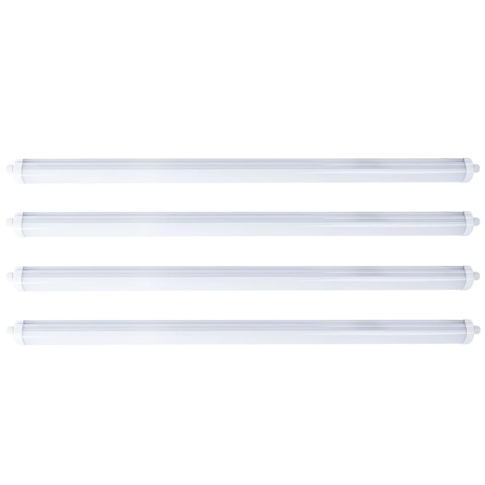 Nassraumlampe Deckenleuchte Kellerlampe LED IP65 Kaltweiß 48W 6400K L 150 cm 4x - Bild 2 von 4