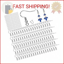 100 PCS/50 Pairs 925 Sterling Silver Earring Hooks Fish Hook Ear Wires French Wi