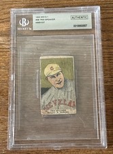 1923 W515 #28 Tris Speaker Hand Cut Becket Grading Services Authentic HOF