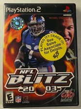 NFL Blitz 2003 - Sony PlayStation 2 - Game / Case / Manual - Tested & Working