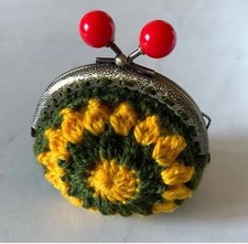 Handmade Coin Purse Crocheted