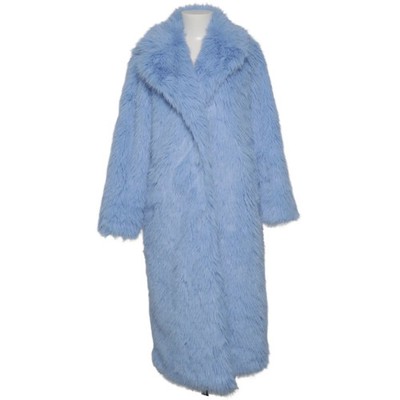Laseti, Wintermantel, Damen, Größe: S, Blau, Polyester, Einfarbig, Plüsch #Rml