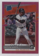 2020 Donruss Optic Rated Rookies Retail Pink Prizm Jaylin Davis Rookie RC 12i4