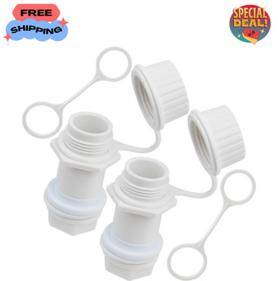 Cooler Drain Plug Replacement Kit Compatible with Igloo 50 165 Qt, Threaded Drai