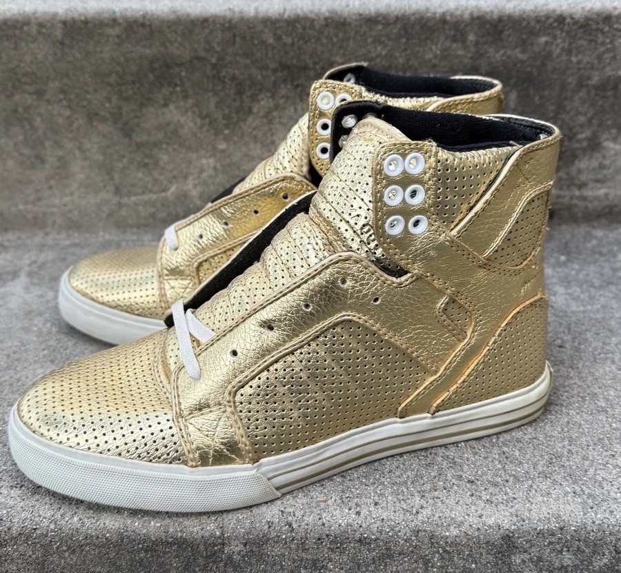 Supra Skytop 14K Gold Perf Chad Muska pro Size 6 | eBay