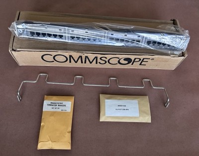 COMMSCOPE UNIPRISE SOLUTIONS UNP-6A-DM-1U-24 760162800  6a 24 Port Patch Panel