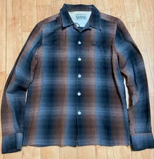 WACKOMARIA Ombre Check Rayon Shirt S  Casual Men