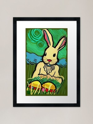 Vincent van Floppy-Ears (#03) Van G gerahmtes Wandbild Poster Leinwanddruck Bild