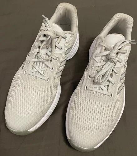 ADIDAS ZG23 VENT GOLF SHOES - Men's Sz 10.5  Grey/White/Silver #IE4781 - EUC!