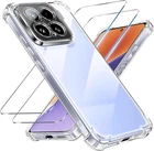 For Motorola Edge 70 Fusion Case Clear Silicone Gel Phone Cover+Screen Protector