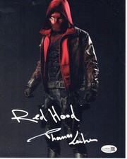Thomas Lorber signed 8x10 Photo Red Hood - DC's Titans