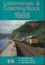 Locomotives and Coaching Stock 1988 by Peter Fox Paperback Book The Cheap Fast