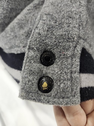 Vtg Disney Store Exclusive Grumpy Lettermen Varsity Wool Bomber Jacket Size L - Picture 5 of 14
