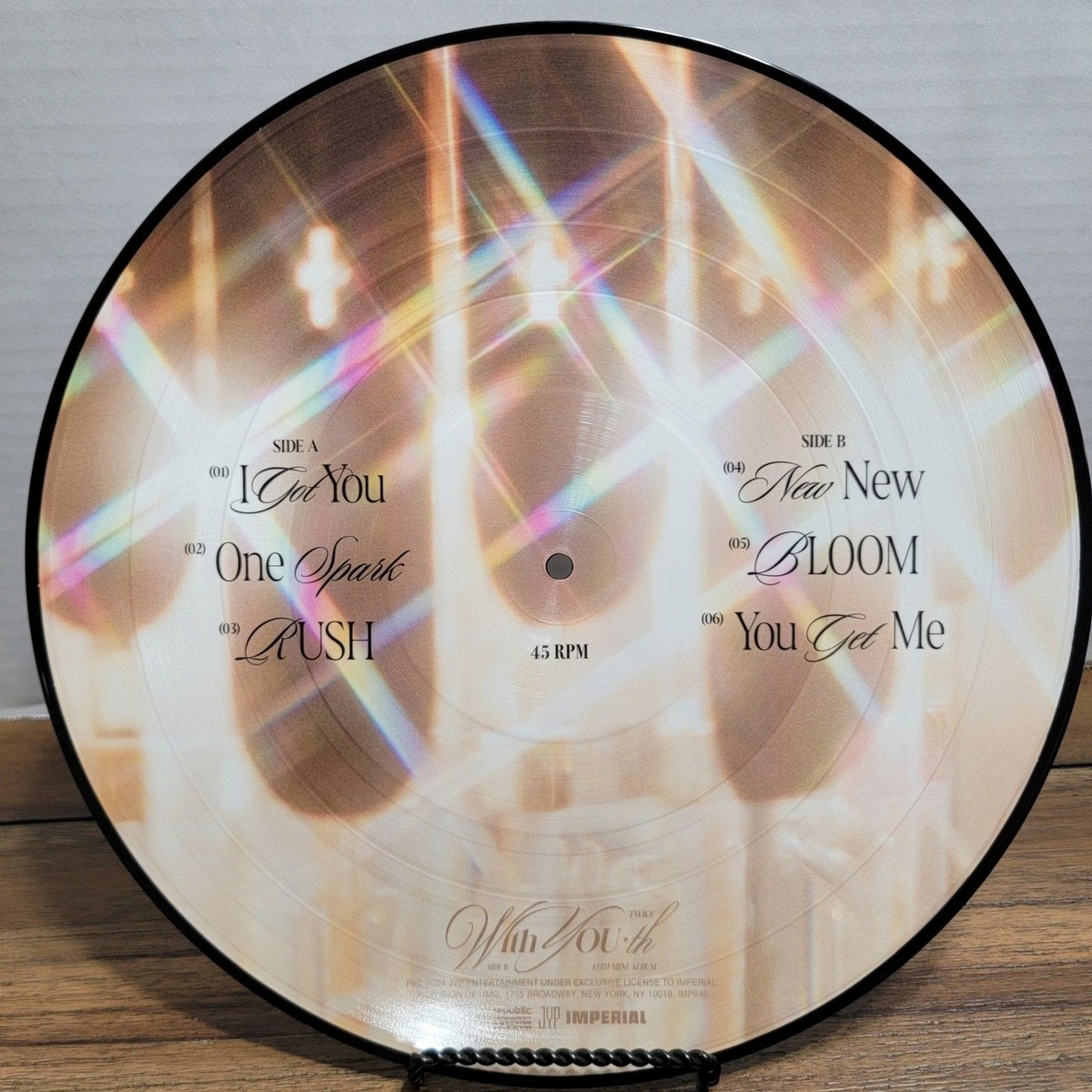 TWICE With YOU-th グリッター ver. LP レコード With YOU-th (Glitter Version) LP - Twice Official Store