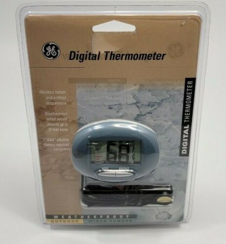 GE General Electric Wired Outdoor Digital Thermometer GE6120DWT-D