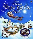 Pull-Back Busy Santa Book [With Plastic Pull-Back Sleigh, 4 Tracks]
