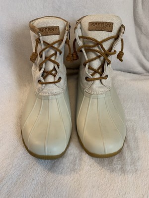 sperry metallic duck boot