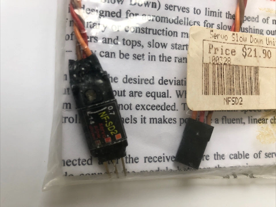 Night Fly Slow Down Unit, RC Servo Movement Retarder, NF-SD2, Radio Controlled - Image 2 of 4