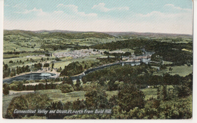 Vintage Postcard, Connecticut River Valley, Olcott, Vermont