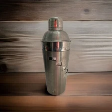 Cocktail Martini Shaker DIAL A DRINK Twist Bartender Bar Ware Rotating Stainless