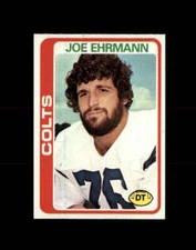 1978 Topps Football #398 Joe Ehrmann STARX 7.5 NM+  CS57088