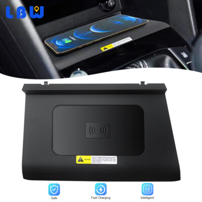 Center Console 15W Qi Wireless Phone Charger Pad For Volkswagen