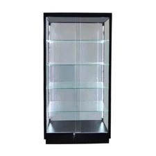 CEL Display 5 layer SHOWCASE WITH LED strips, SLIDING DOOR and Lock (CCO3)