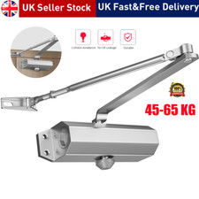 40-65KG Heavy Duty FIRE Rated Overhead Door Closer Opener Adjustable Soft Close