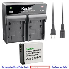 Kastar Battery AC Rapid Charger for Leica BP-DC15  Leica D-Lux Type 109 Camera